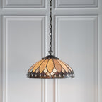 63977 Brooklyn Tiffany Medium 1 Light Pendant