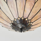 63978 Brooklyn Tiffany Medium 3 Light Semi Flush