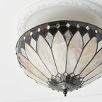 63978 Brooklyn Tiffany Medium 3 Light Semi Flush