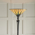 64042 Dark Star Tiffany Uplighter Floor Lamp