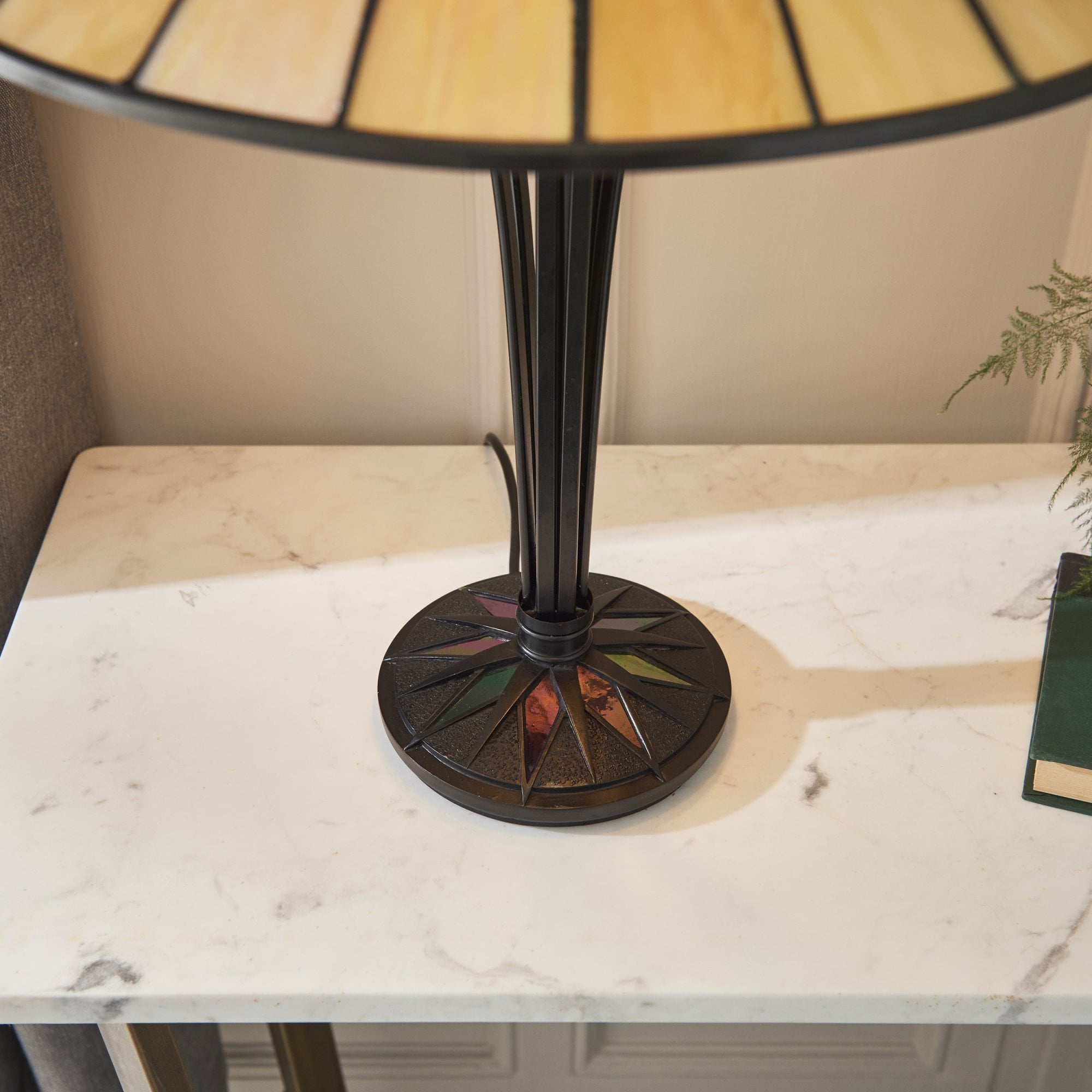 64045 Dark Star Tiffany Large Table Lamp