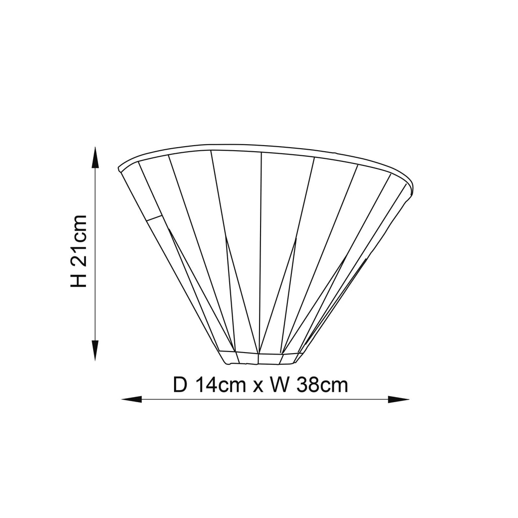 64046 Dark Star Tiffany Wall Light