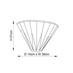 64046 Dark Star Tiffany Wall Light