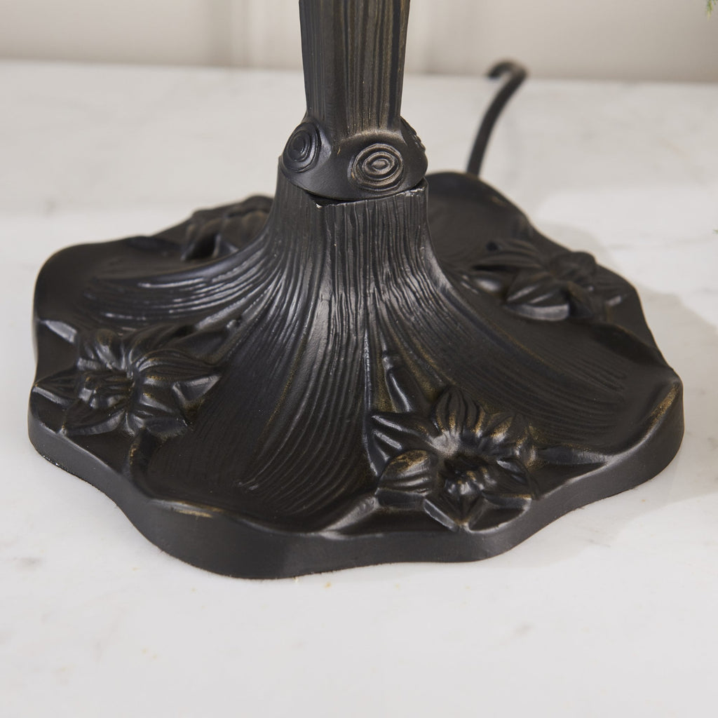 64086 Dragonfly Beige Tiffany Small Table Lamp