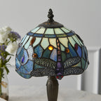 64088 Dragonfly Blue Tiffany Intermediate Table Lamp