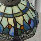 64088 Dragonfly Blue Tiffany Intermediate Table Lamp