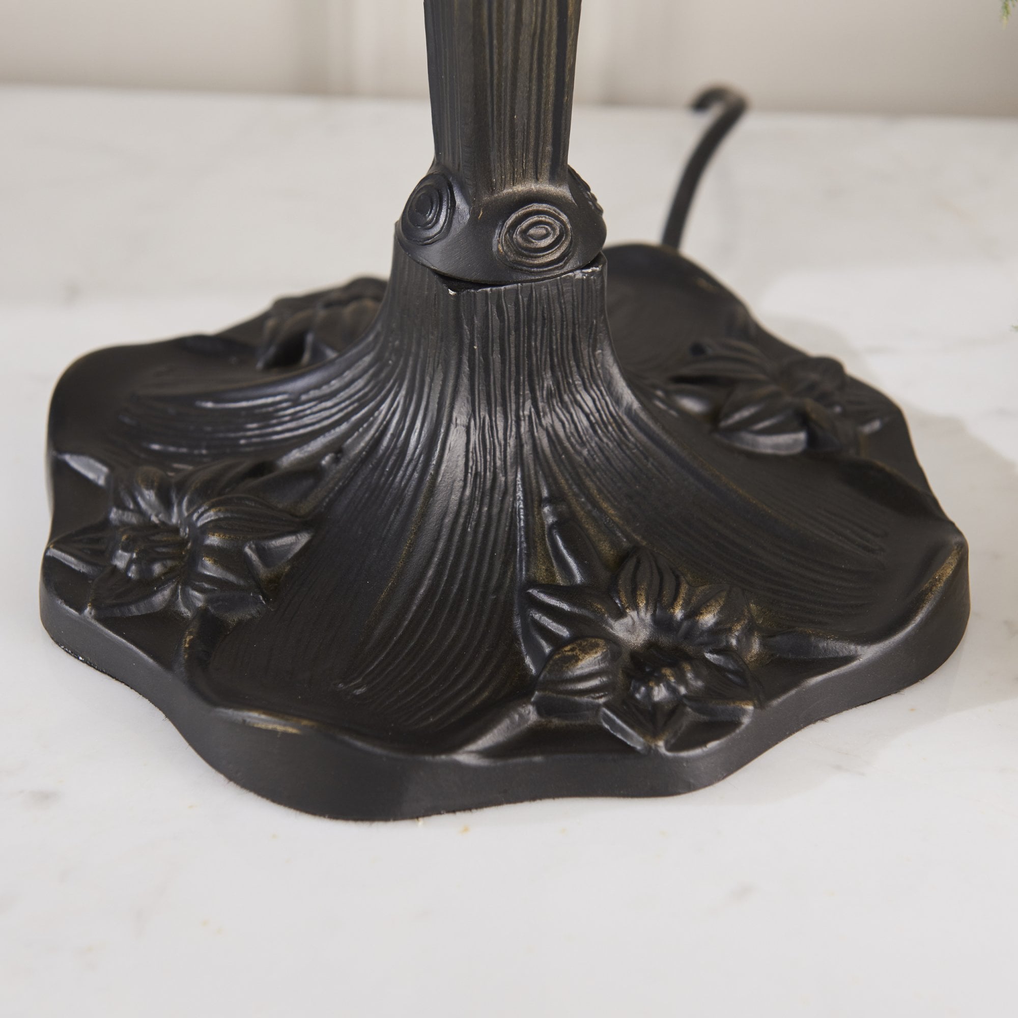 64090 Dragonfly Blue Tiffany Small Table Lamp