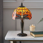 64091 Dragonfly Flame Tiffany Intermediate Table Lamp