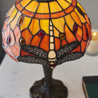 64091 Dragonfly Flame Tiffany Intermediate Table Lamp