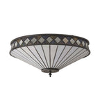 64145 Fargo Tiffany Medium 2 Light Flush