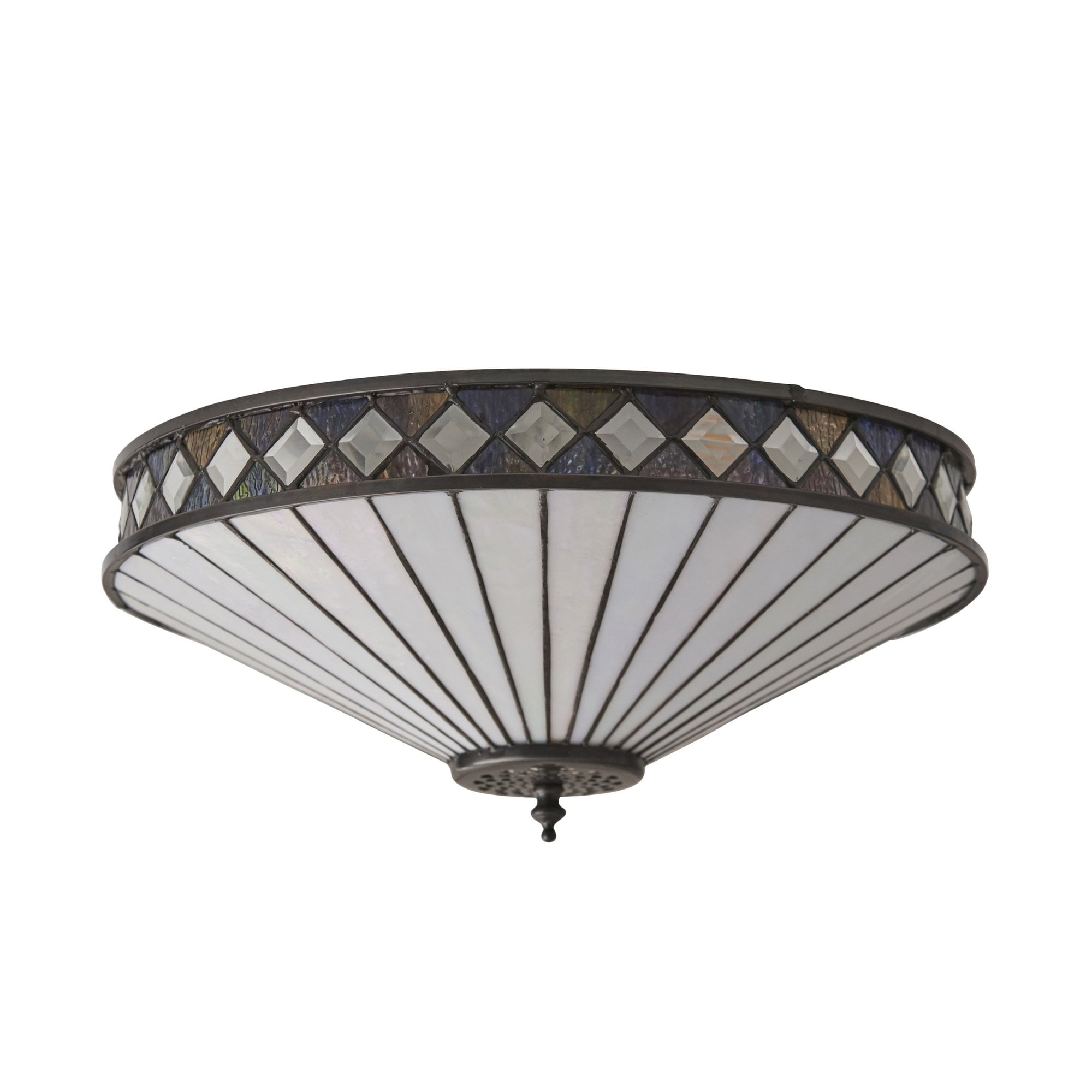 64145 Fargo Tiffany Medium 2 Light Flush