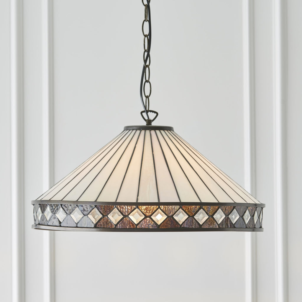 64147 Fargo Tiffany Large 1 Light Pendant