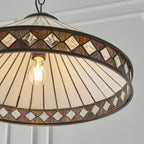 64147 Fargo Tiffany Large 1 Light Pendant