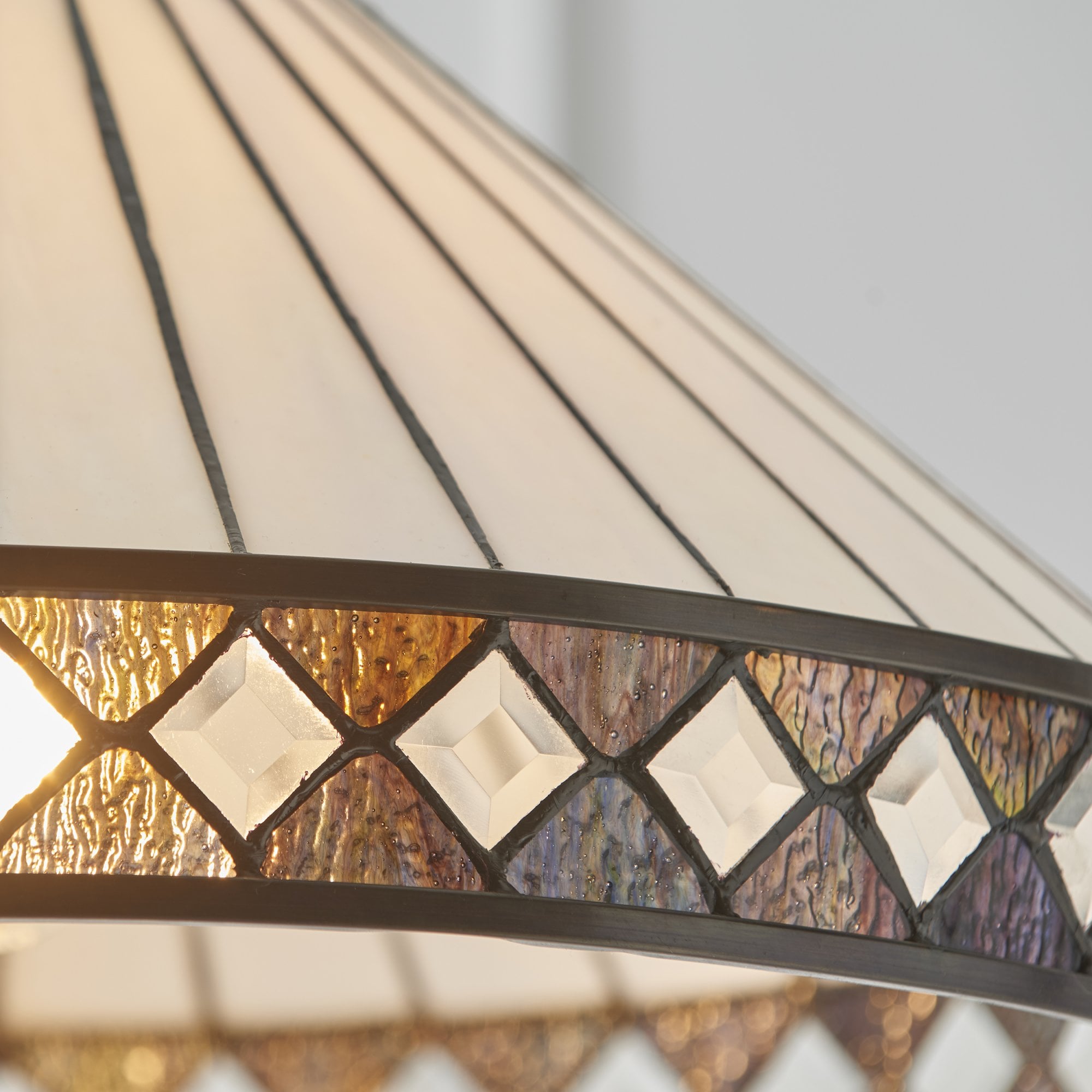 64147 Fargo Tiffany Large 1 Light Pendant