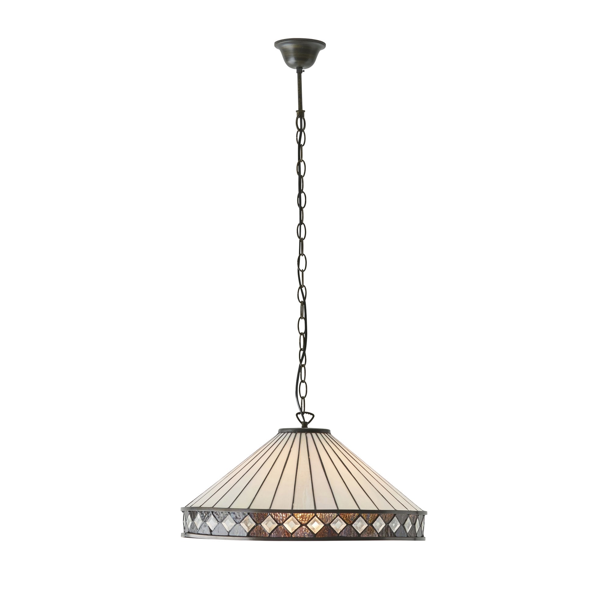 64147 Fargo Tiffany Large 1 Light Pendant