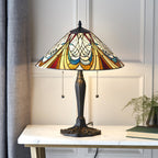 64163 Hector Tiffany Medium Table Lamp