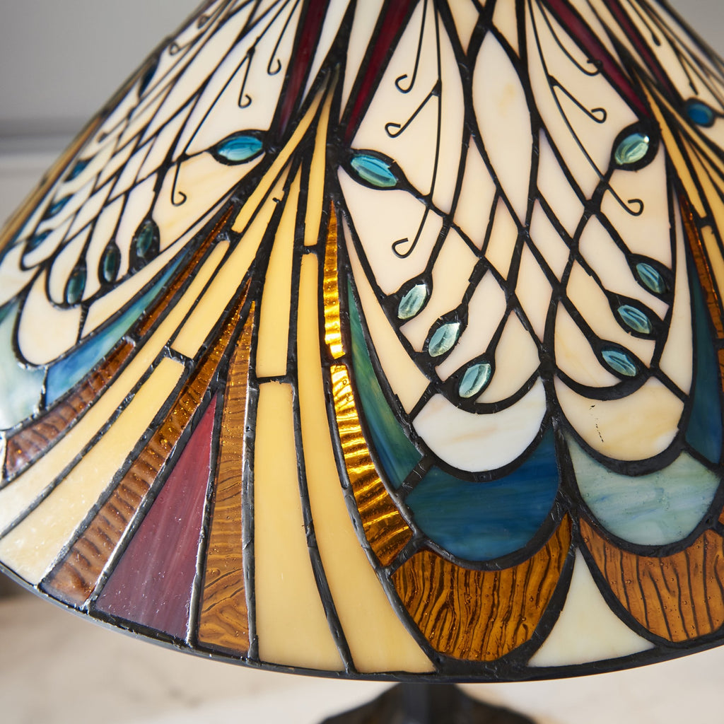 64163 Hector Tiffany Medium Table Lamp