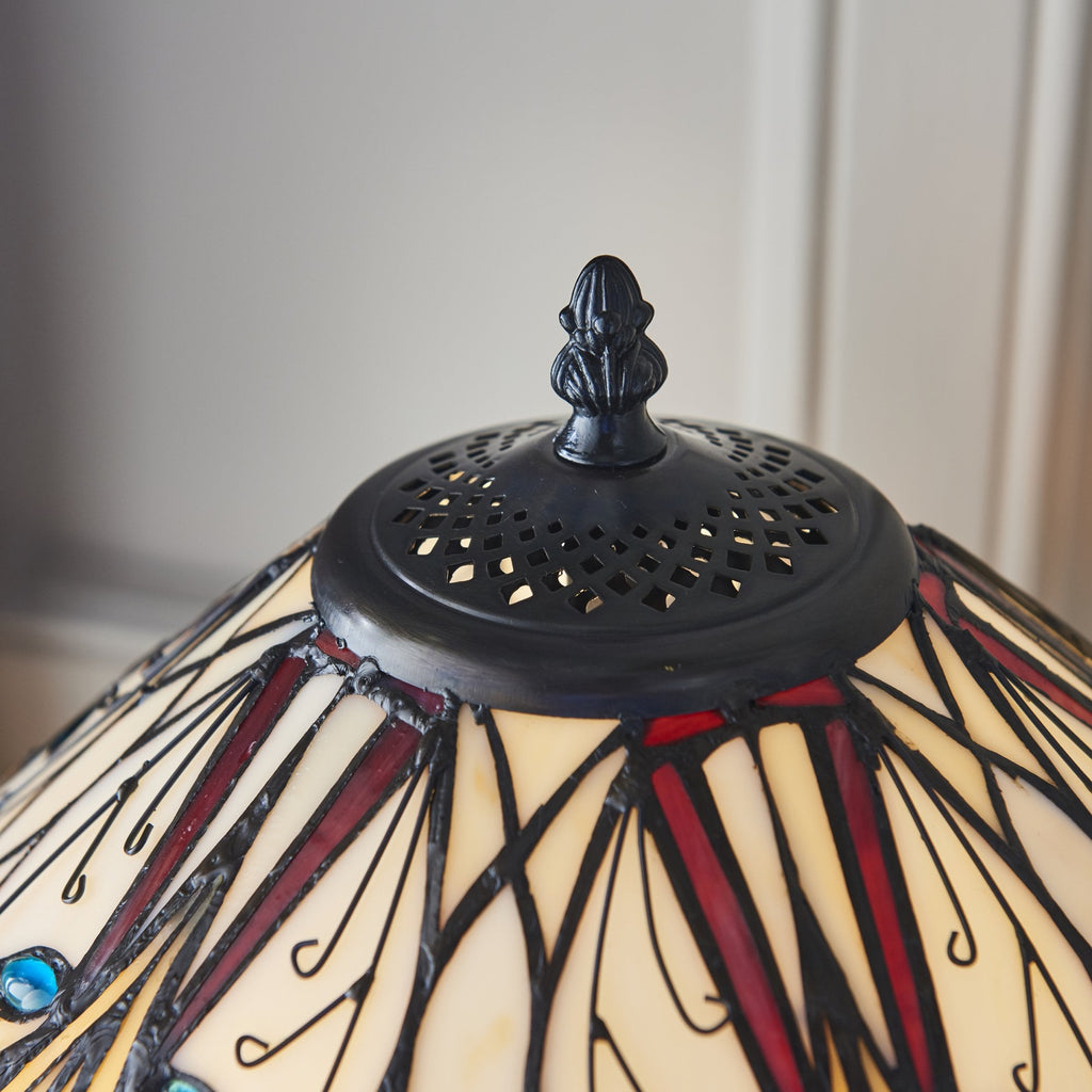 64163 Hector Tiffany Medium Table Lamp
