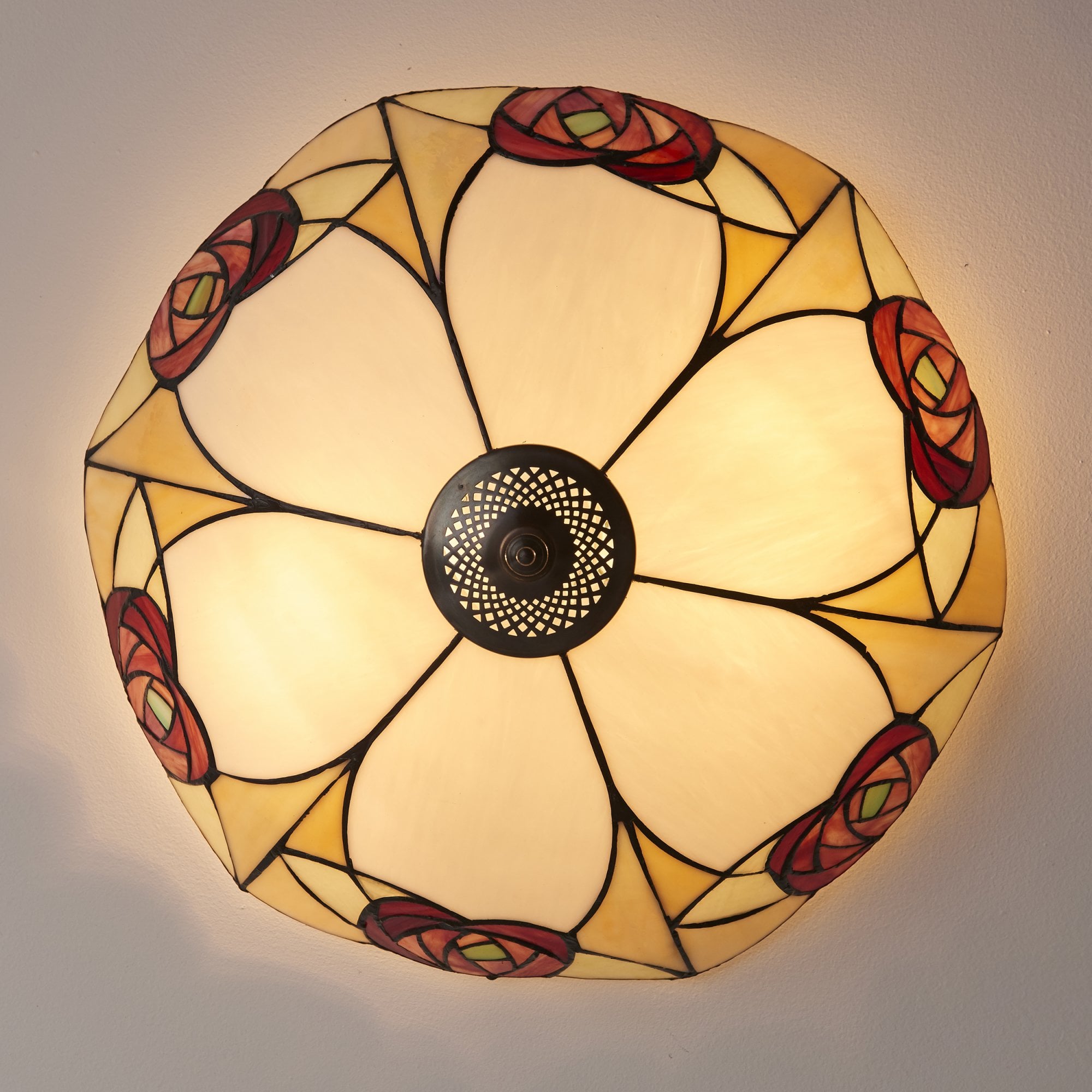 64182 Ingram Tiffany Large 2 Light Flush