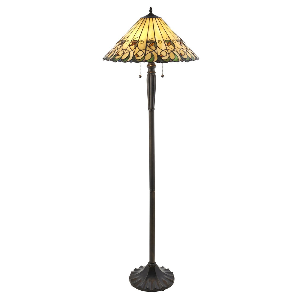 64192 Jamelia Tiffany Floor Lamp