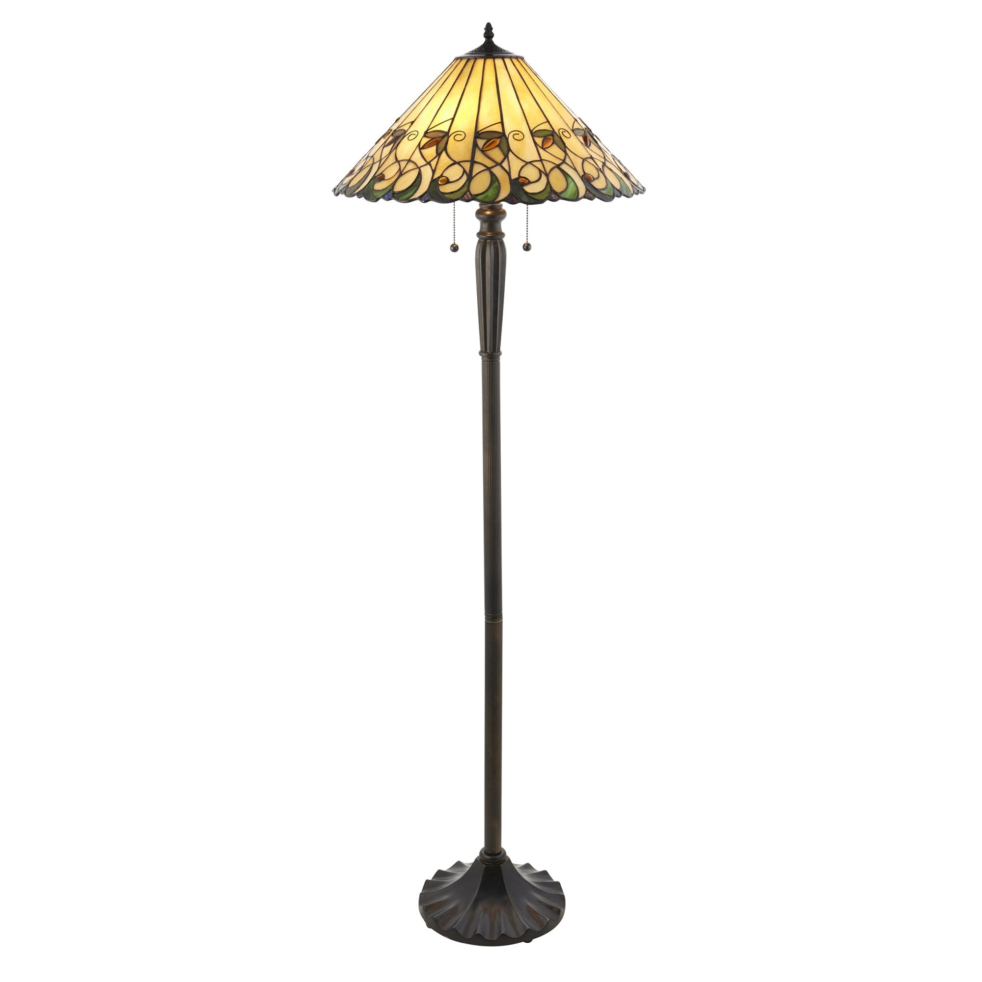 64192 Jamelia Tiffany Floor Lamp