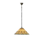64194 Jamelia Tiffany Large 3 Light Pendant