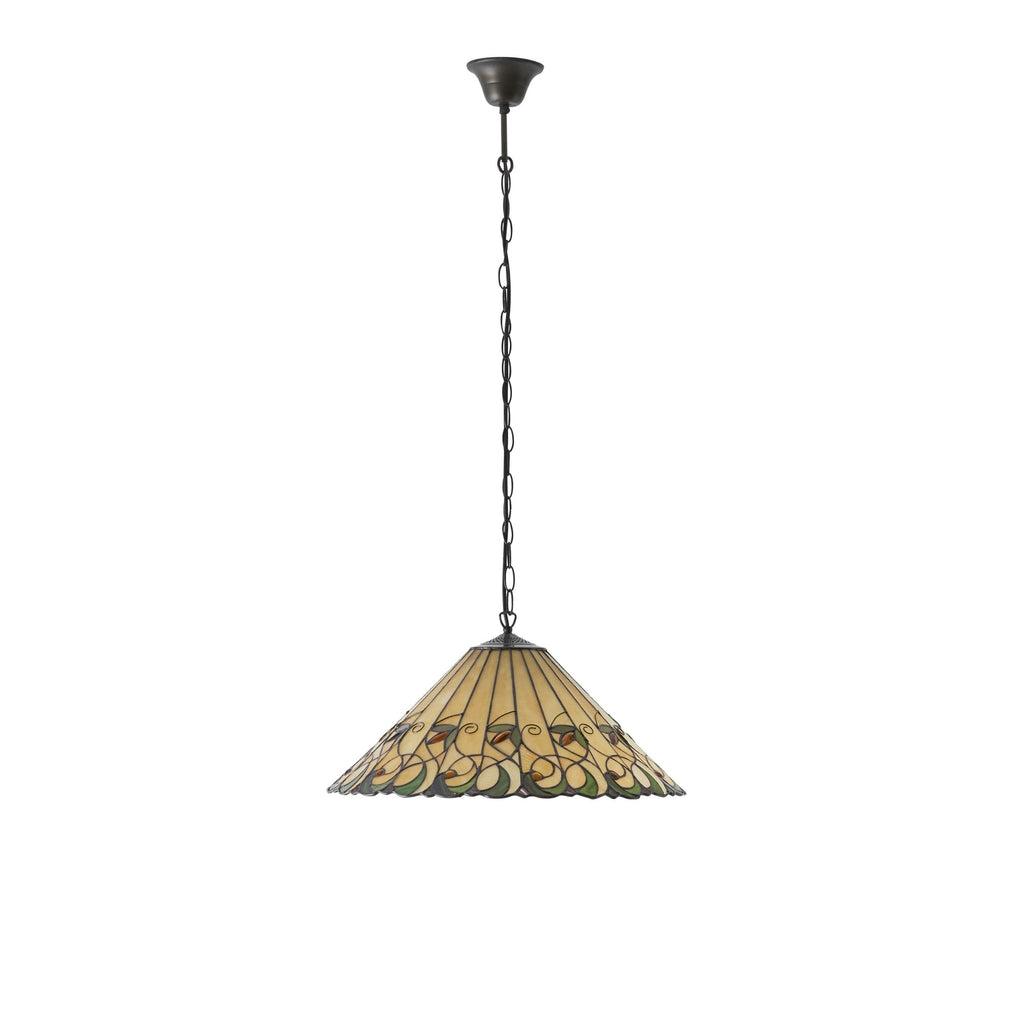 64194 Jamelia Tiffany Large 3 Light Pendant