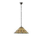 64194 Jamelia Tiffany Large 3 Light Pendant