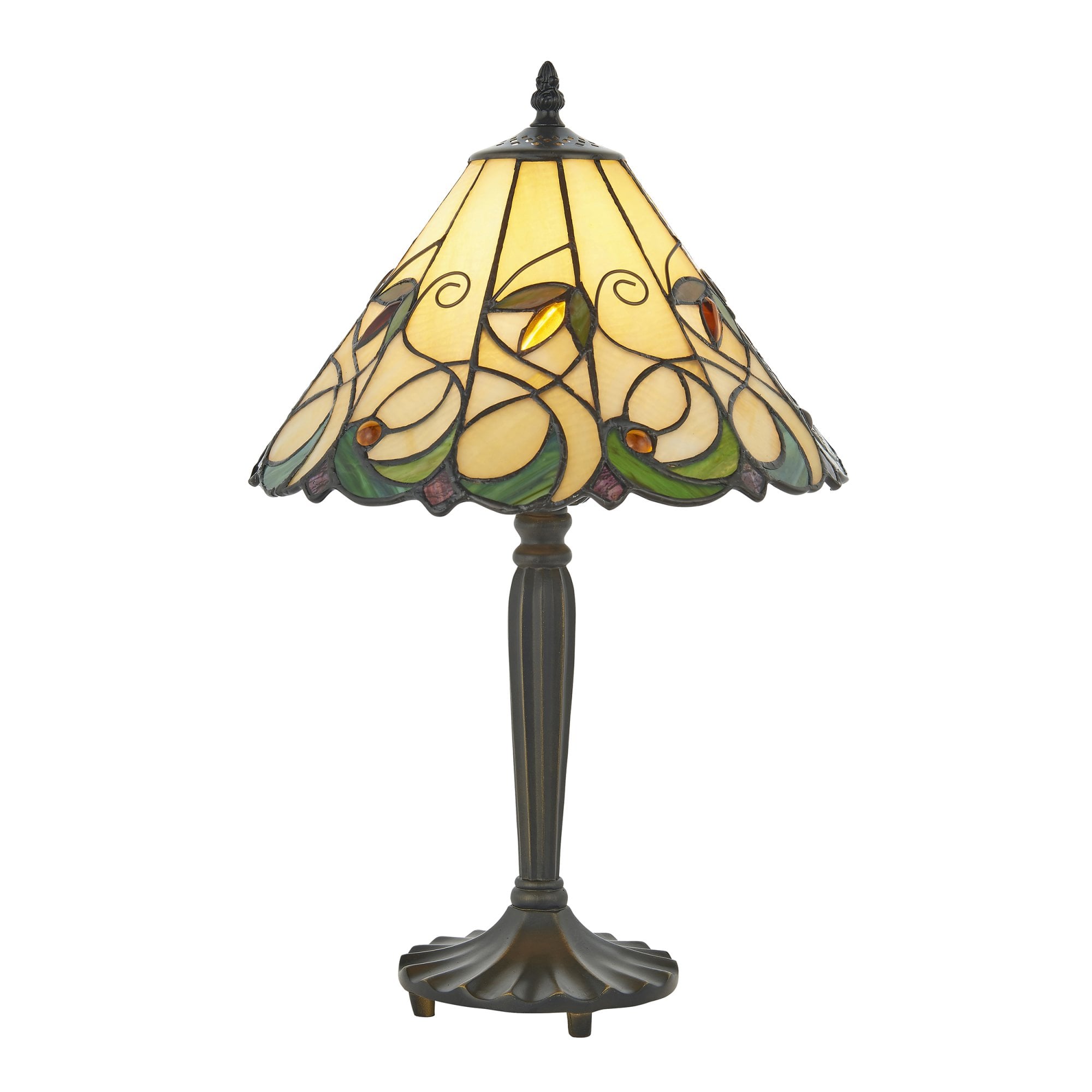 64195 Jamelia Tiffany Small Table Lamp