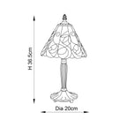 64196 Jamelia Tiffany Intermediate Table Lamp