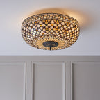 64276 Mille Feux Tiffany Large 2 Light Flush