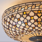 64276 Mille Feux Tiffany Large 2 Light Flush