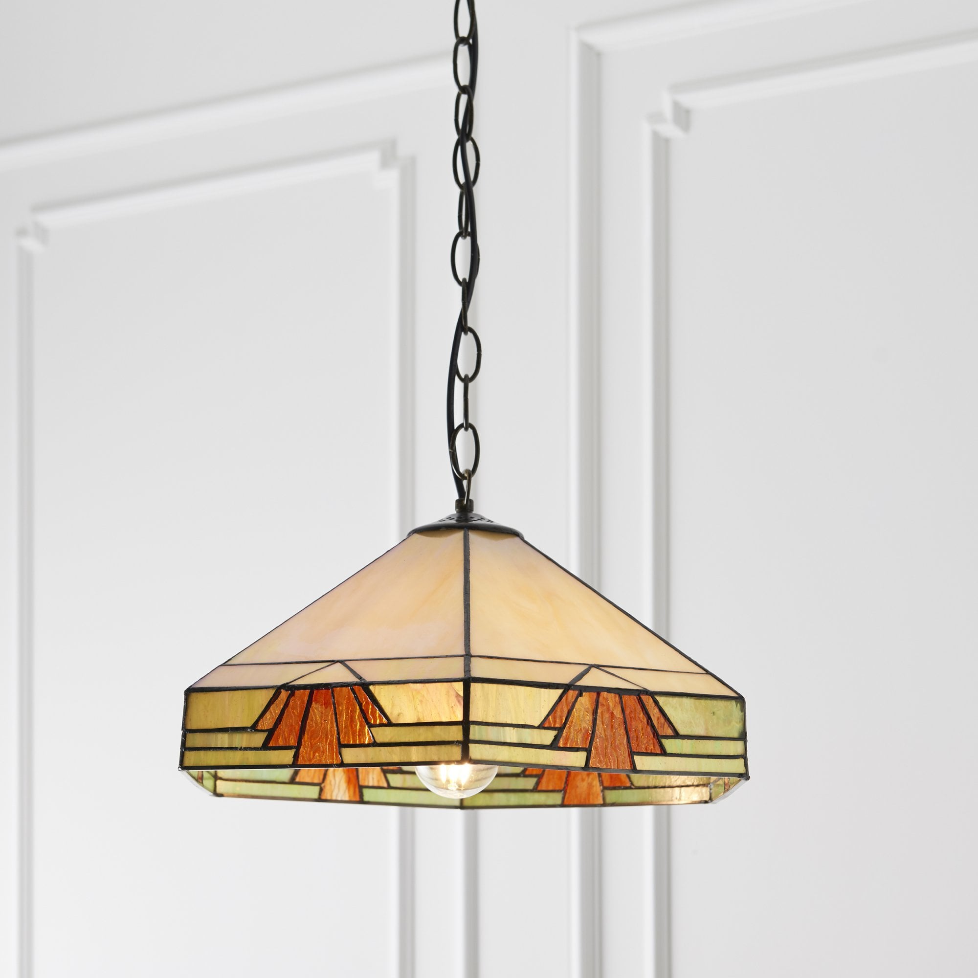 64285 Nevada Tiffany Medium 1 Light Pendant