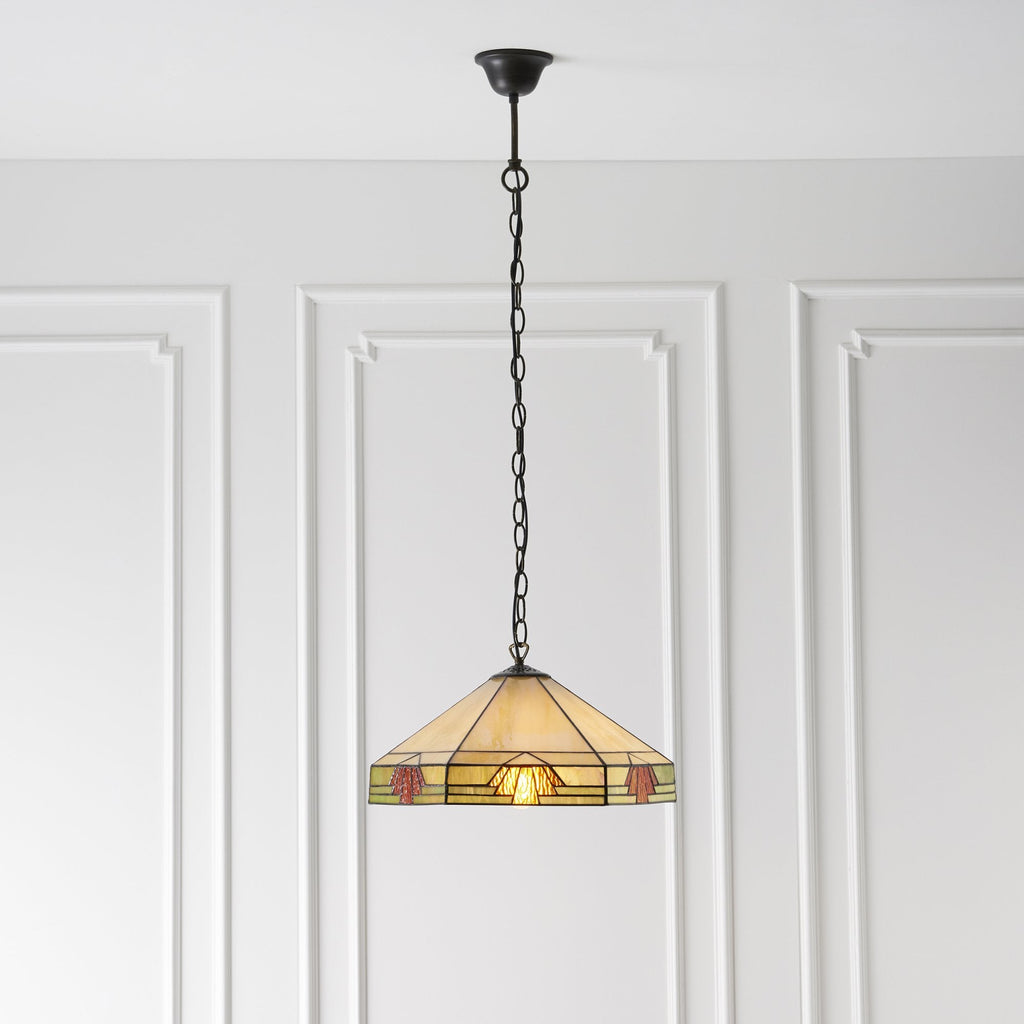 64285 Nevada Tiffany Medium 1 Light Pendant