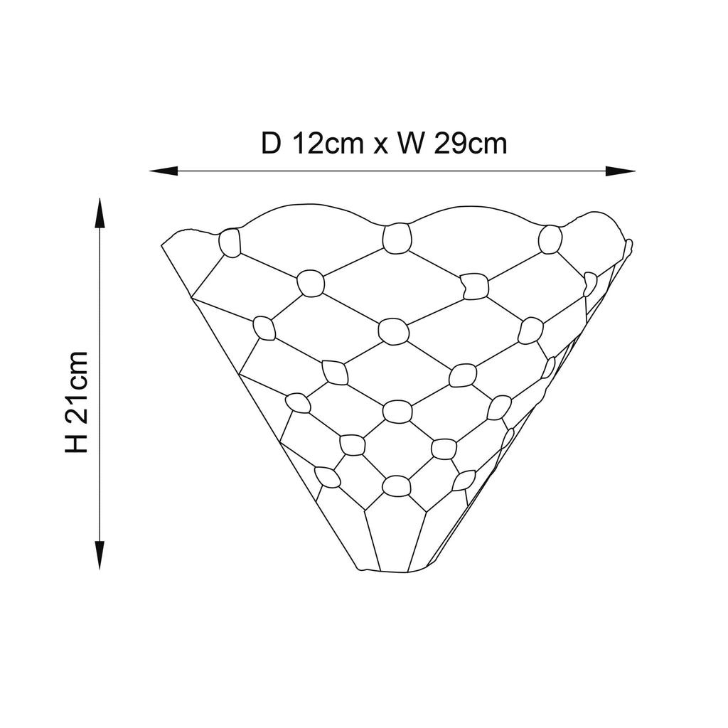 64302 Pearl Tiffany Wall Light