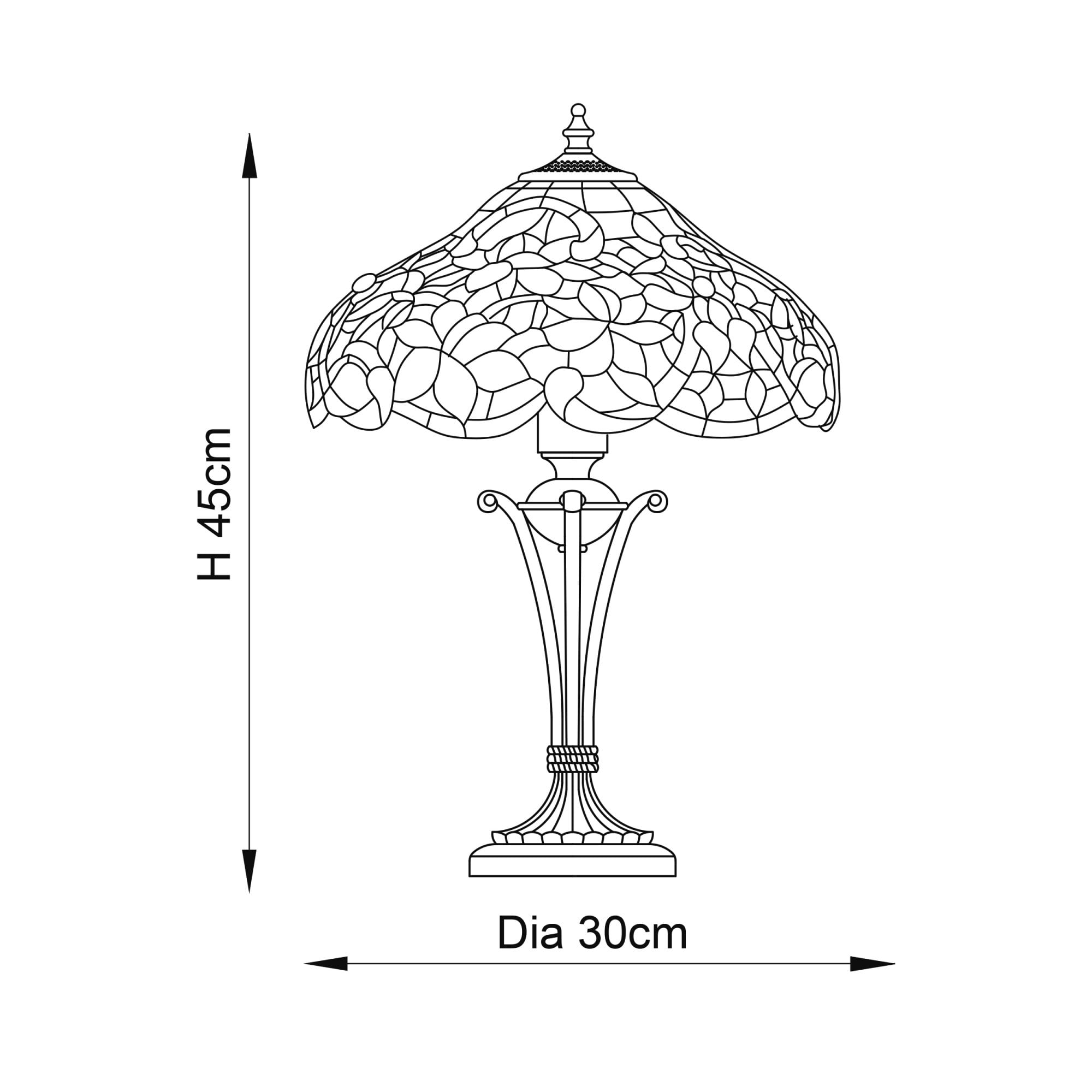 64327 Sullivan Tiffany Small Table Lamp