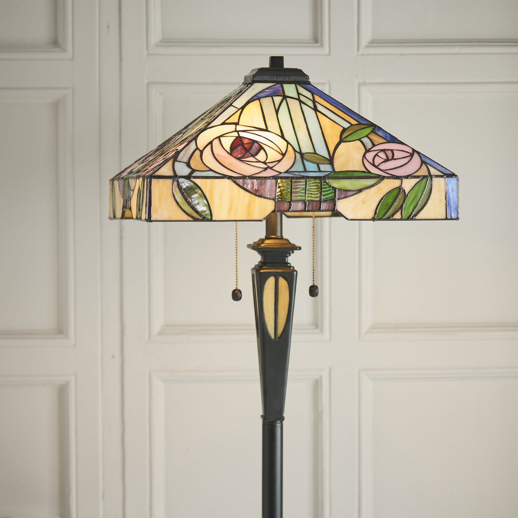 64383 Willow Tiffany Floor Lamp