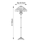 64383 Willow Tiffany Floor Lamp