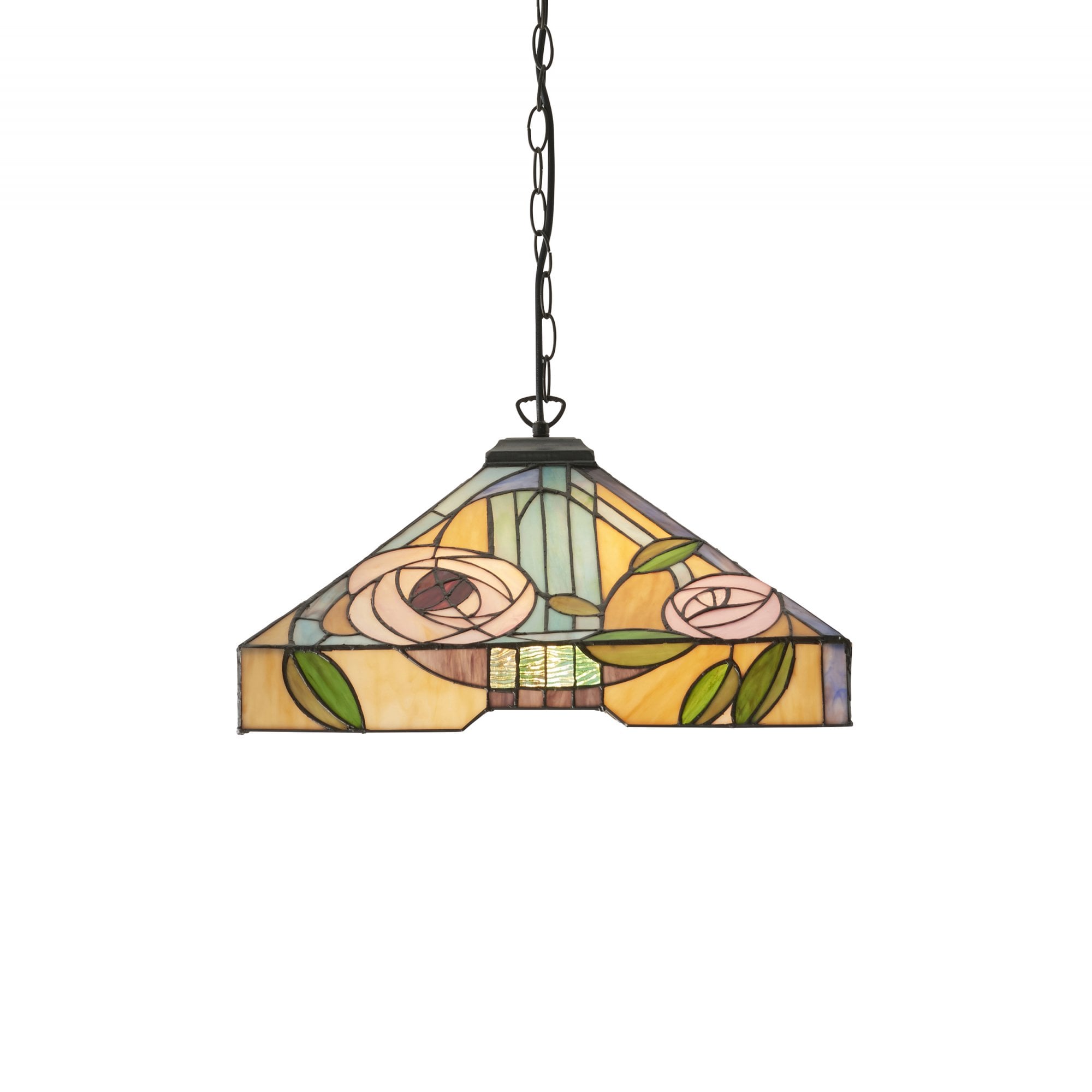 64384 Willow Tiffany Large 3 Light Pendant