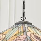 64384 Willow Tiffany Large 3 Light Pendant