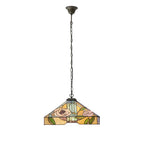 64384 Willow Tiffany Large 3 Light Pendant