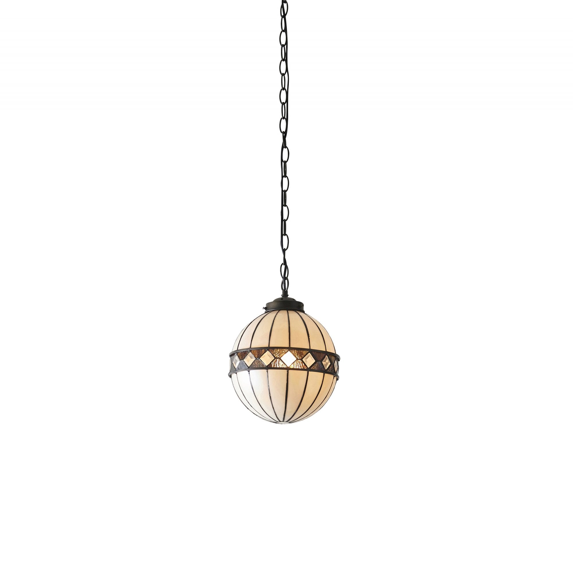 67044 Fargo Tiffany Small Globe 1 Light Pendant