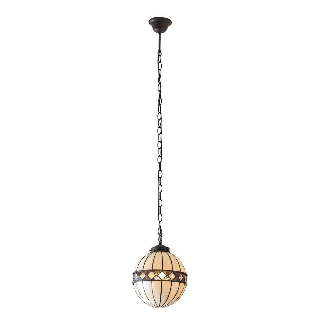 67044 Fargo Tiffany Small Globe 1 Light Pendant