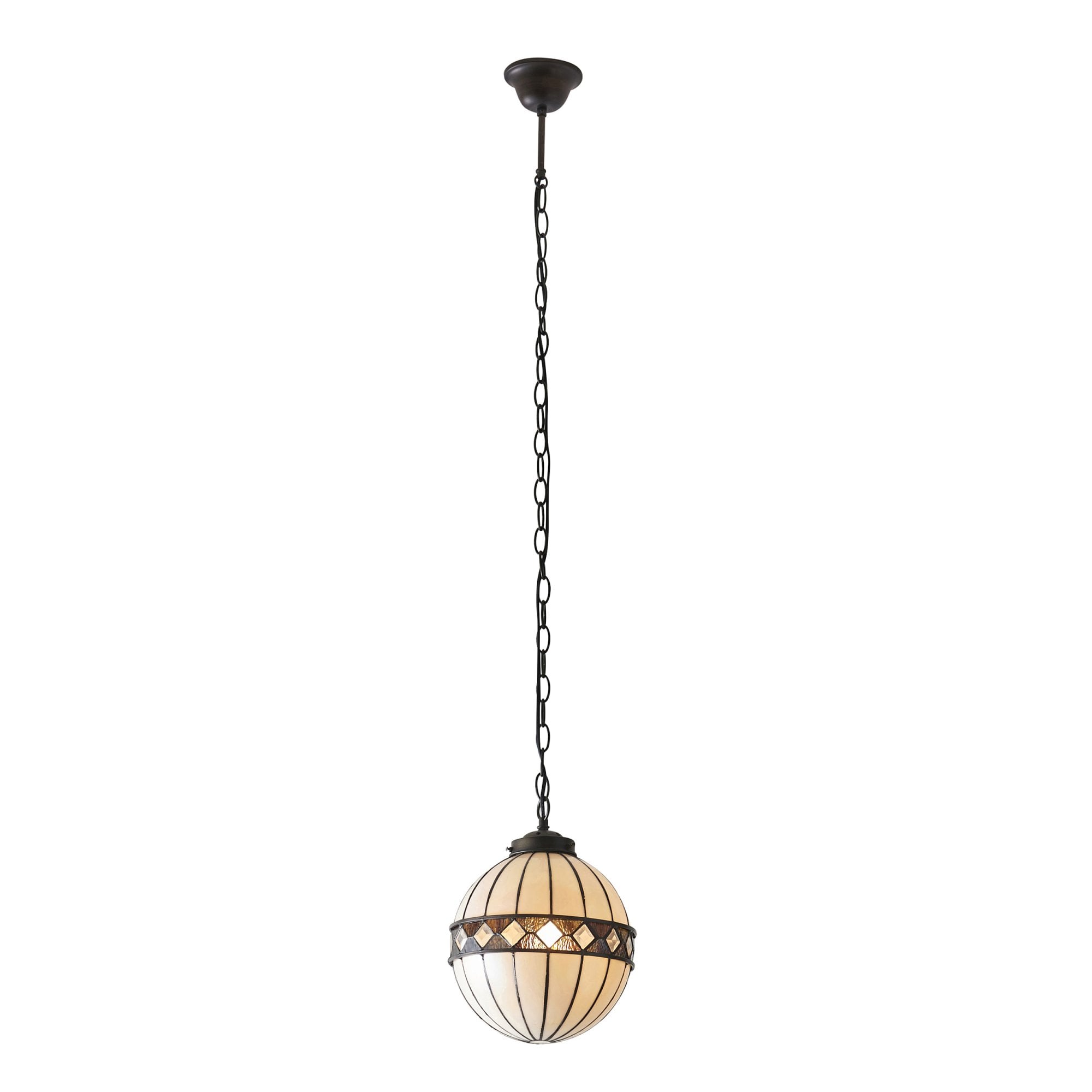 67044 Fargo Tiffany Small Globe 1 Light Pendant