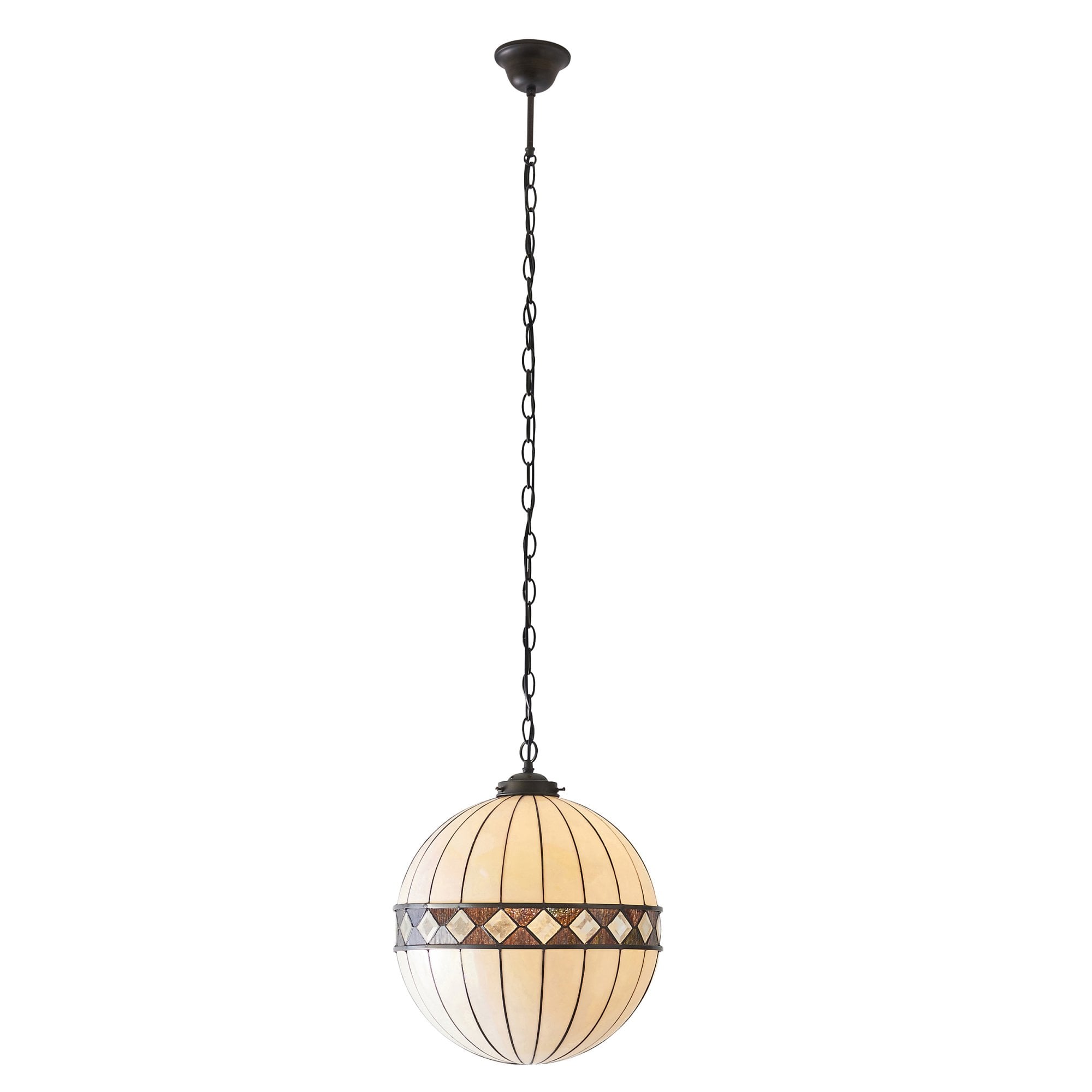 67045 Fargo Tiffany Medium Globe 1 Light Pendant