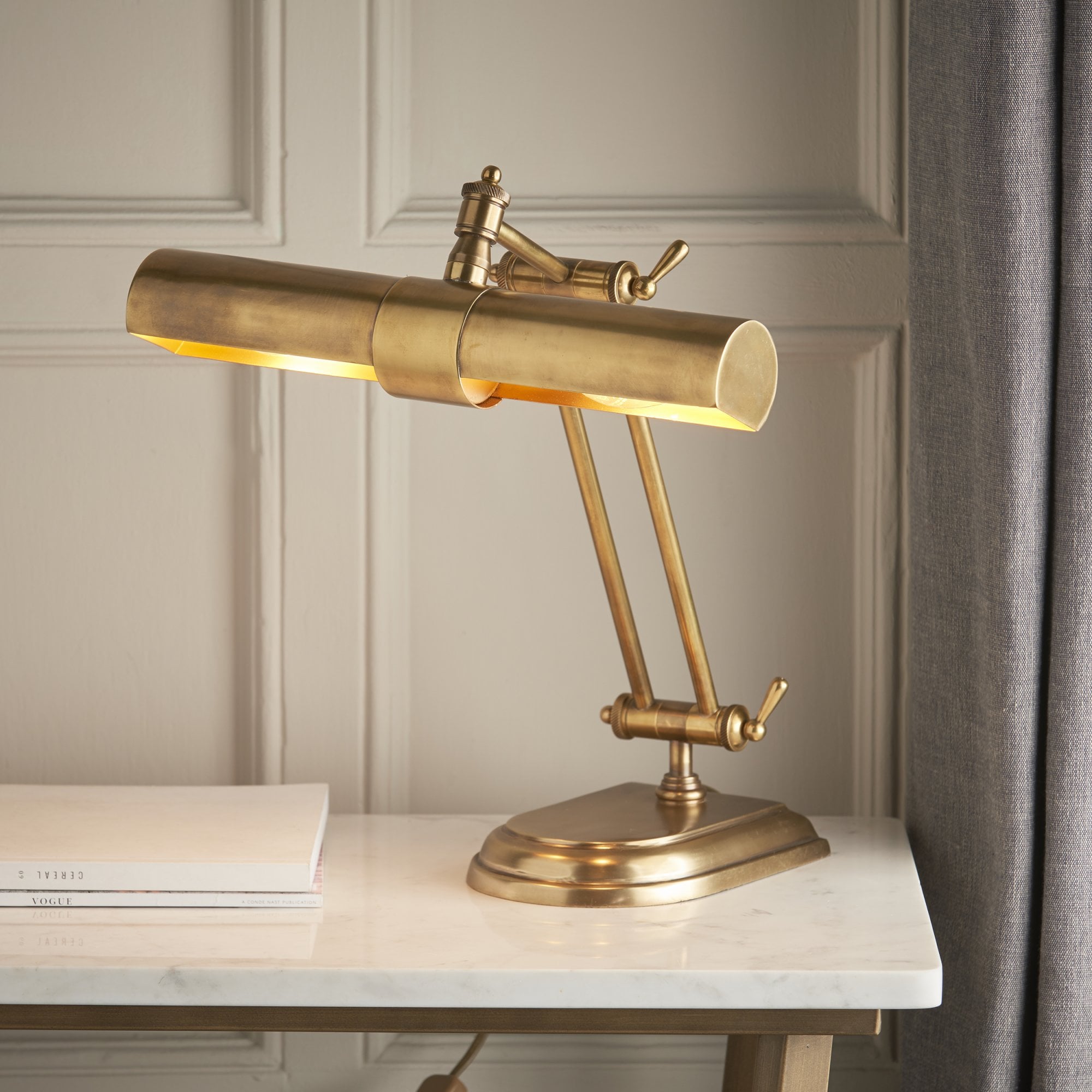 69834 Winchester Table Lamp Solid Brass