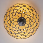 70242 Pearl Tiffany Medium 2 Light Flush