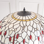 70940 Dragonfly Beige Tiffany Floor Lamp