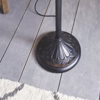 70940 Dragonfly Beige Tiffany Floor Lamp