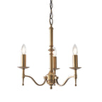 CA1P3B Stanford 3 Light Chandelier Antique Brass
